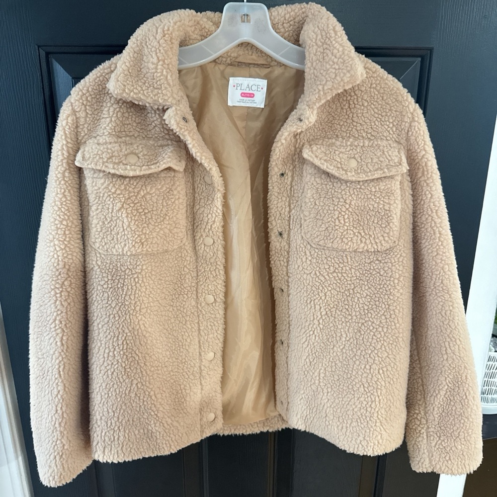 The Children's Place Tan Sherpa Jacket